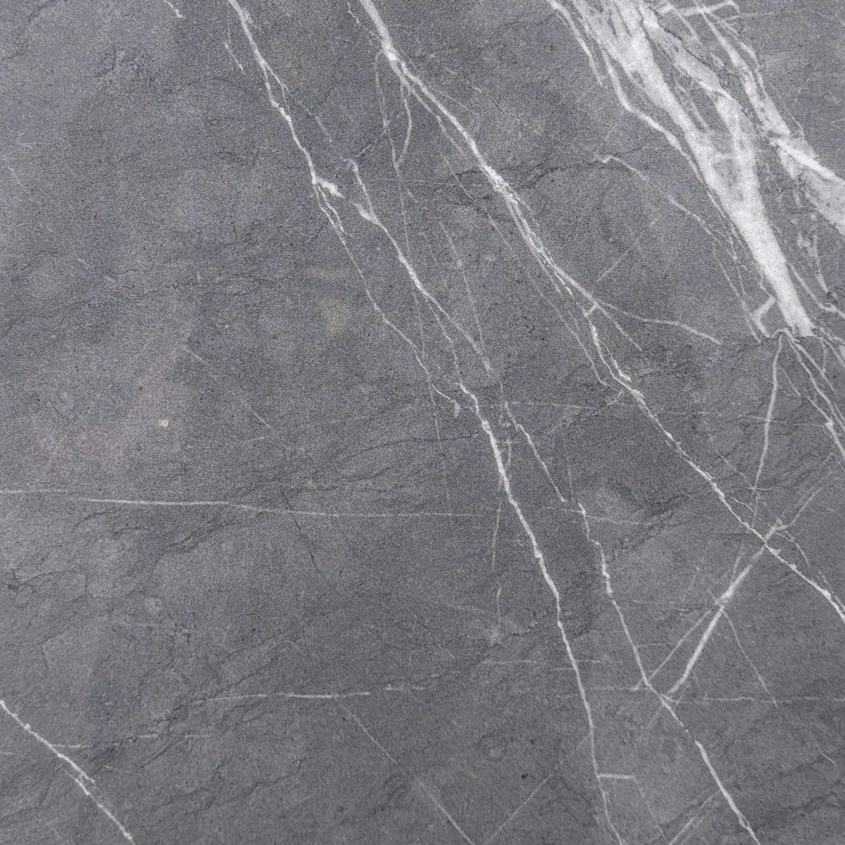 Sovereign Gray (pulido) — Color-body porcelain sample