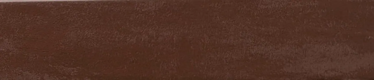 Burnt Umber — Glazed porcelain sample