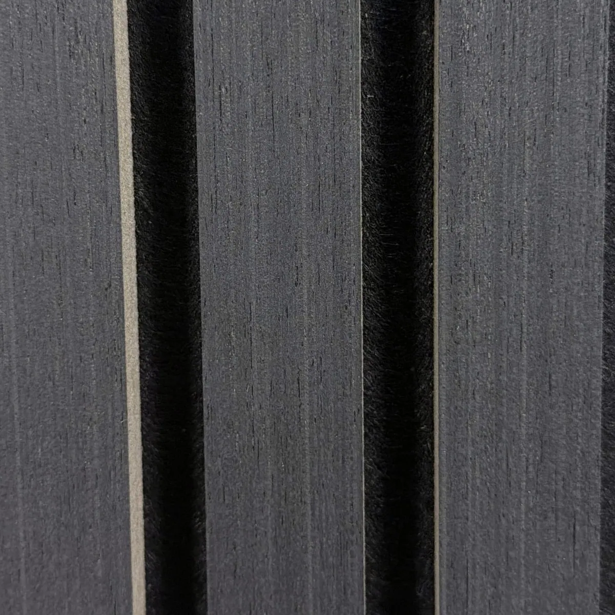 Ebony — Wood slat acoustic panel (wall) sample